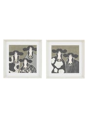 Gallery Home Green Creature Features I Framed Art Set of 2 - Image 4 of 4