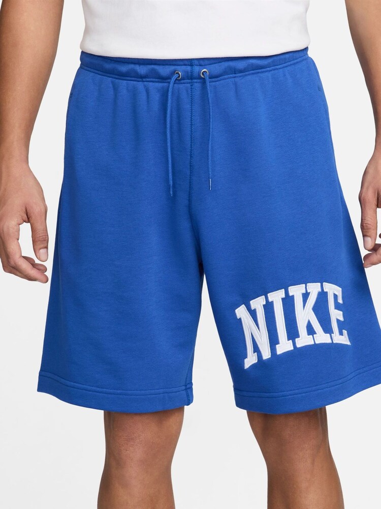 Nike Blue Club Fleece French Terry Shorts - Image 2 of 7