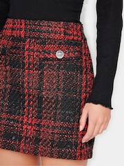 PixieGirl Petite Red Boucle Mini Skirt - Image 3 of 3