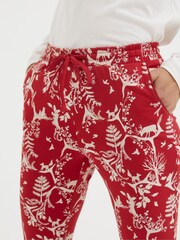 FatFace Red Ellie Forest Scapes Leggings - Image 4 of 5