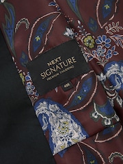 Black Signature Tollegno Wool Regular Fit Suit Waistcoat - Image 11 of 11