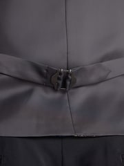 Black Signature Tollegno Wool Regular Fit Suit Waistcoat - Image 8 of 11