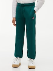 Tommy Hilfiger Green Flag Logo Patch Cuffed Joggers - Image 1 of 7