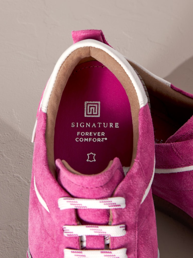 rožnata - Nizki retro usnjeni športni copati Signature Forever Comfort® - Slika 12 iz 12 rožnata - Nizki retro usnjeni športni copati Signature Forever Comfort® - Slika 12 iz 12