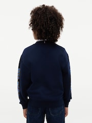 Көк - Tommy Hilfiger Varsity логотипті жемпір - 7суретінің 2 суреті