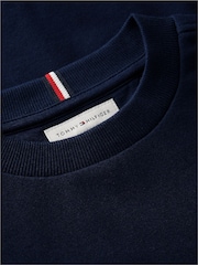Көк - Tommy Hilfiger Varsity логотипті жемпір - 7суретінің 7 суреті