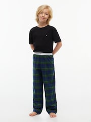 Tommy Hilfiger Black Signature Jersey Lounge T-Shirts 2-Pack - Image 4 of 5