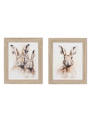 Gallery Home Brown Woodland Wonders Framed Canvas Set of 2 - Image 1 of 4