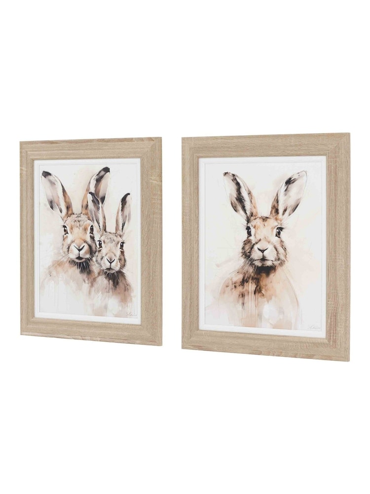 Gallery Home Brown Woodland Wonders Framed Canvas Set of 2 - Image 4 of 4