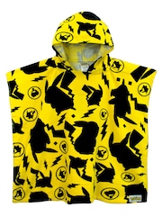 Character Yellow Pokemon 100% Cotton Hooded Swim & Beach Towel Poncho - Image 1 of 5