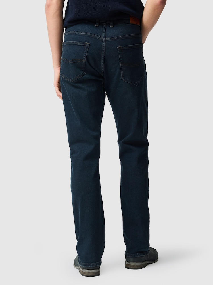 Rodd & Gunn Blue Linden Relaxed Fit Italian Denim Jeans - Image 2 of 5