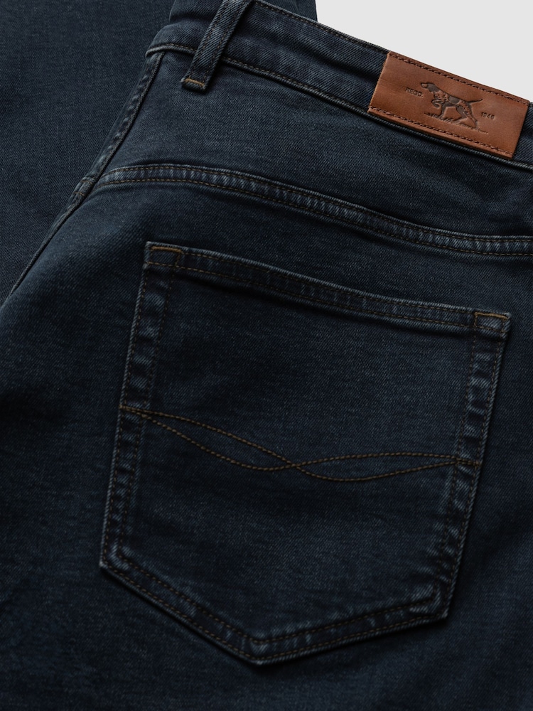 Rodd & Gunn Blue Linden Relaxed Fit Italian Denim Jeans - Image 5 of 5
