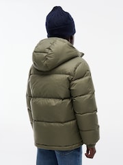 Tommy Hilfiger Green Essential Down Hooded Jacket - Image 4 of 6