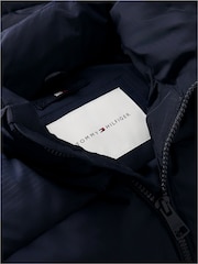 Tommy Hilfiger Blue Essential Ripstop Relaxed Puffer Jacket - Image 6 of 6