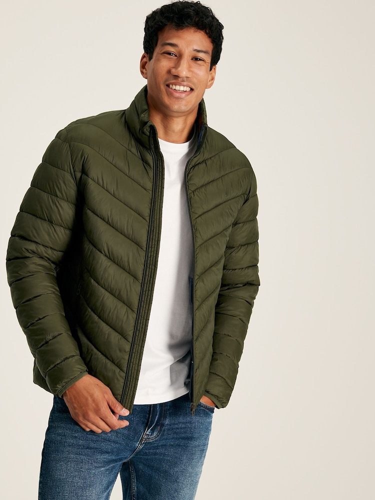 Joules Garrett Green Showerproof Padded Jacket - Image 1 of 5