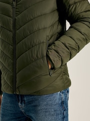 Joules Garrett Green Showerproof Padded Jacket - Image 3 of 5