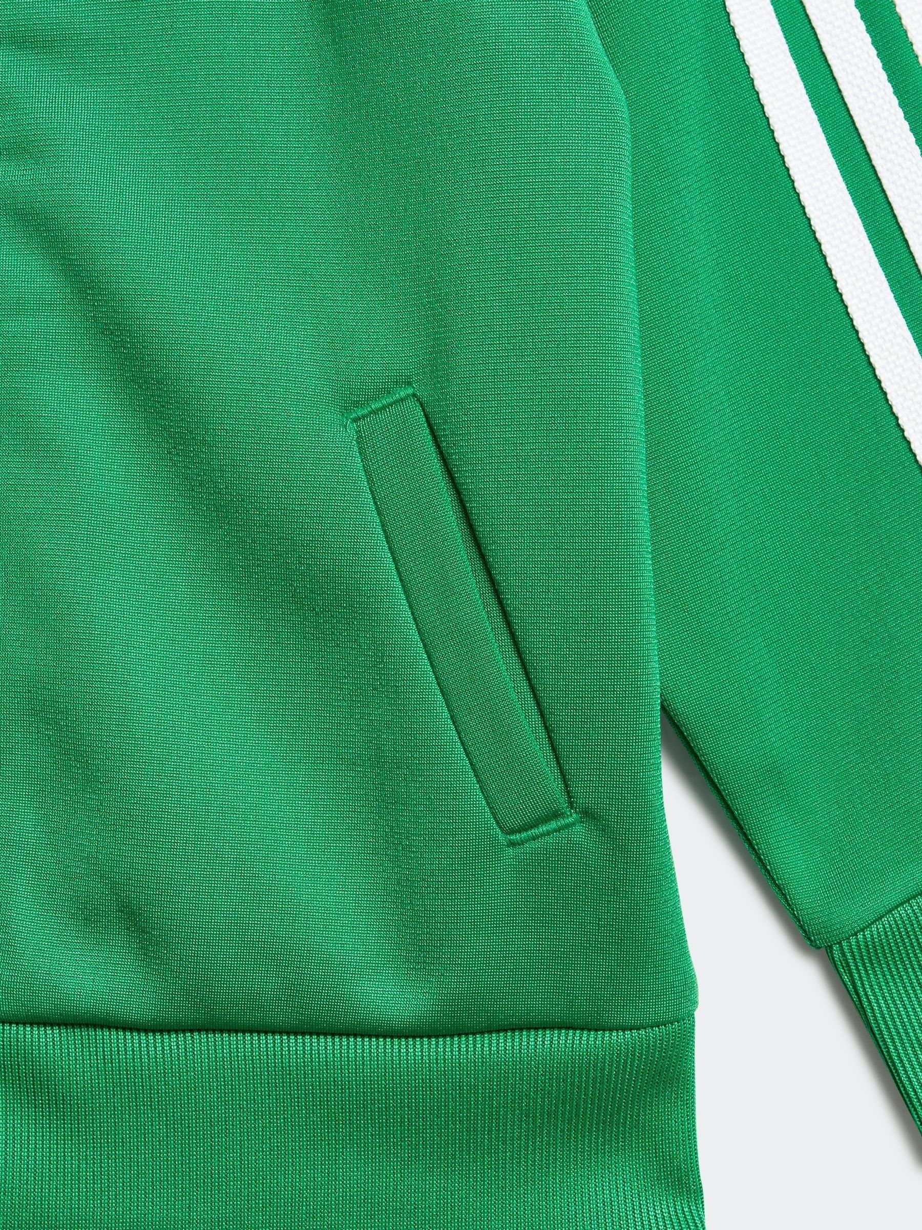 Adidas originals green tracksuit hot sale