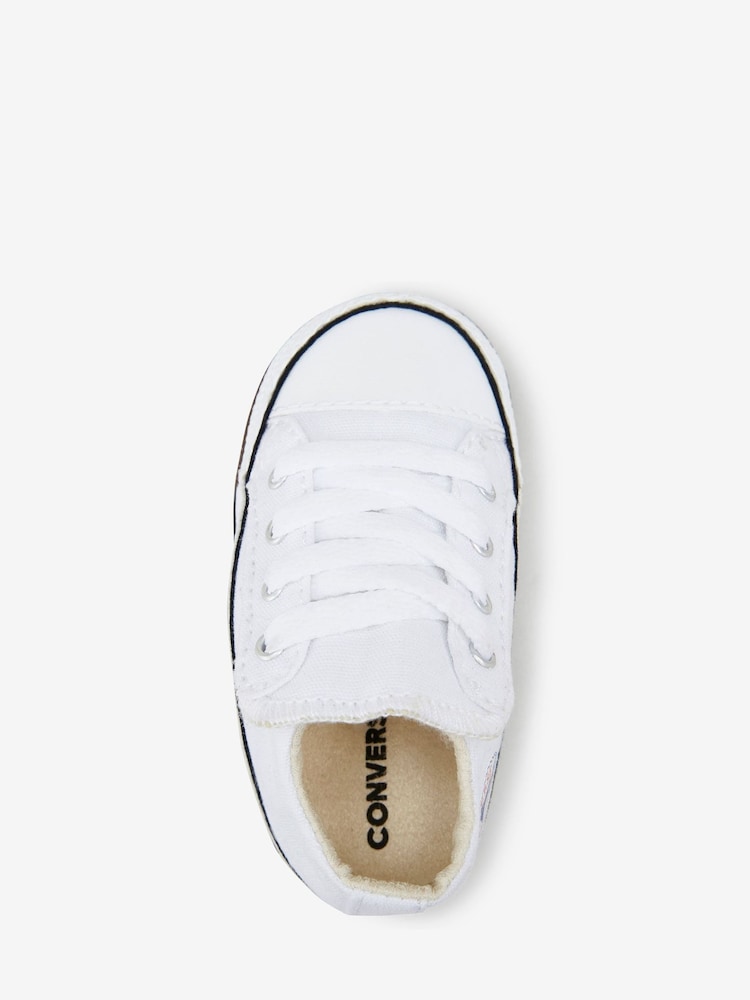 Converse White Chuck Taylor All Star Pram Shoes - Image 3 of 6