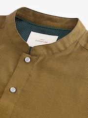 Green Regular Fit Signature Cotton Kurta - Image 6 of 7