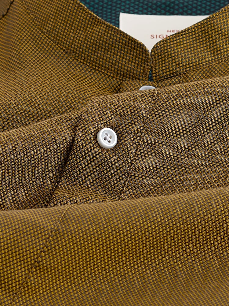 Green Regular Fit Signature Cotton Kurta - Image 7 of 7