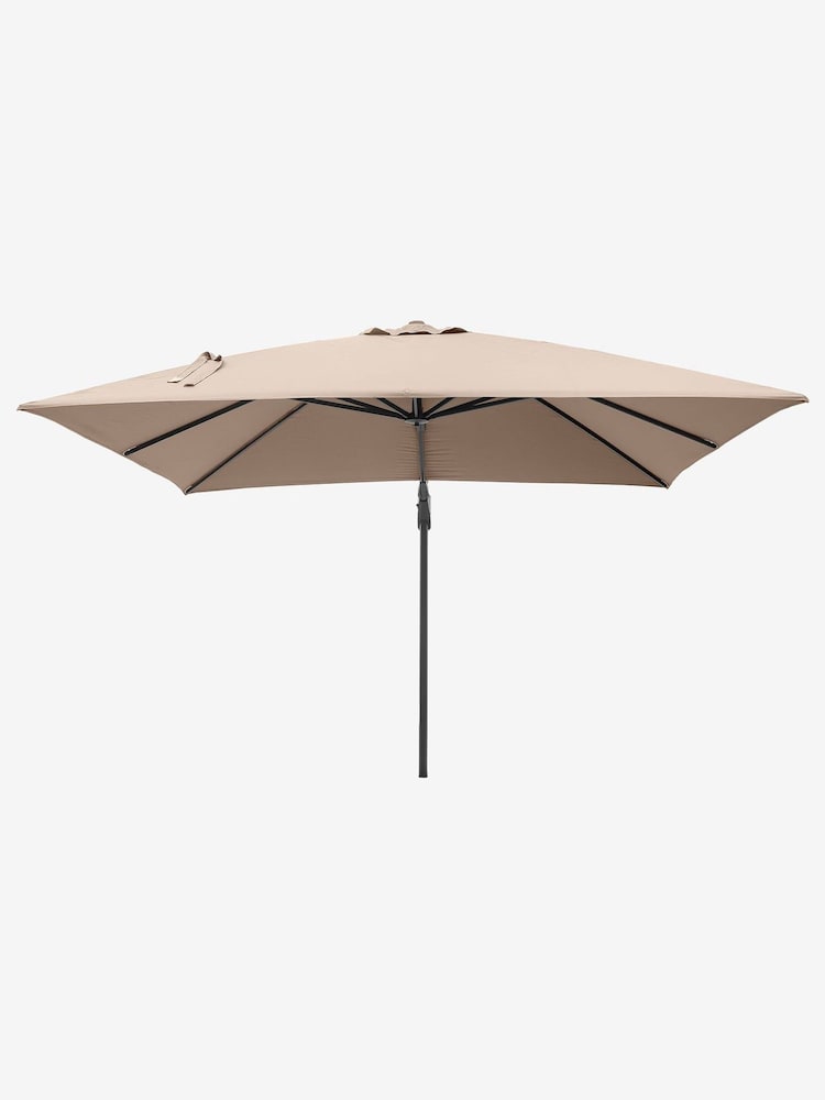 Pacific Cream Garden Challenger T2 3m Square Free Arm Parasol - Image 1 of 5