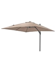 Pacific Cream Garden Challenger T2 3m Square Free Arm Parasol - Image 4 of 5