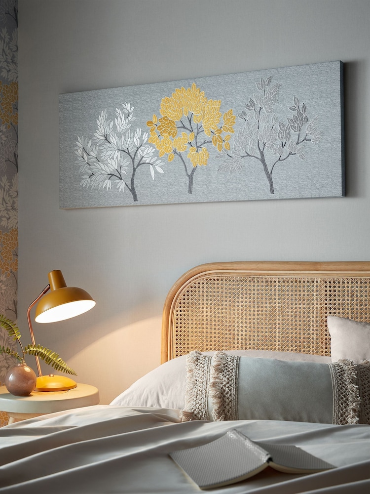 Art For The Home Grey Tranquil Trees Wall Art - Image 1 of 3 Art For The Home Grey Tranquil Trees Wall Art - Image 1 of 3