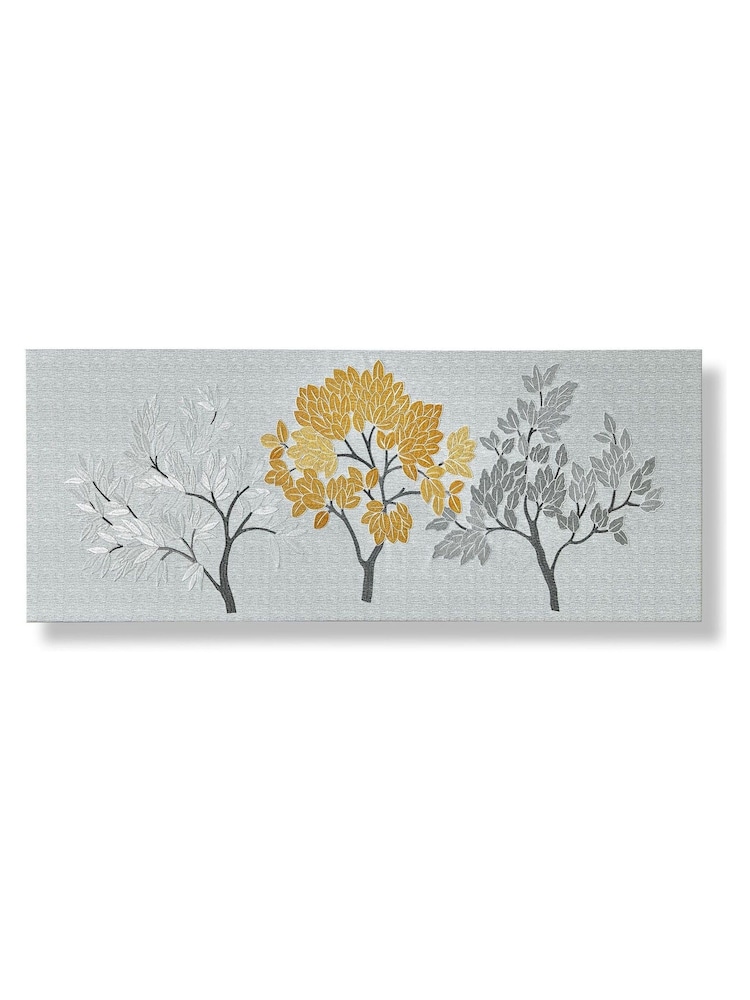 Art For The Home Grey Tranquil Trees Wall Art - Image 2 of 3