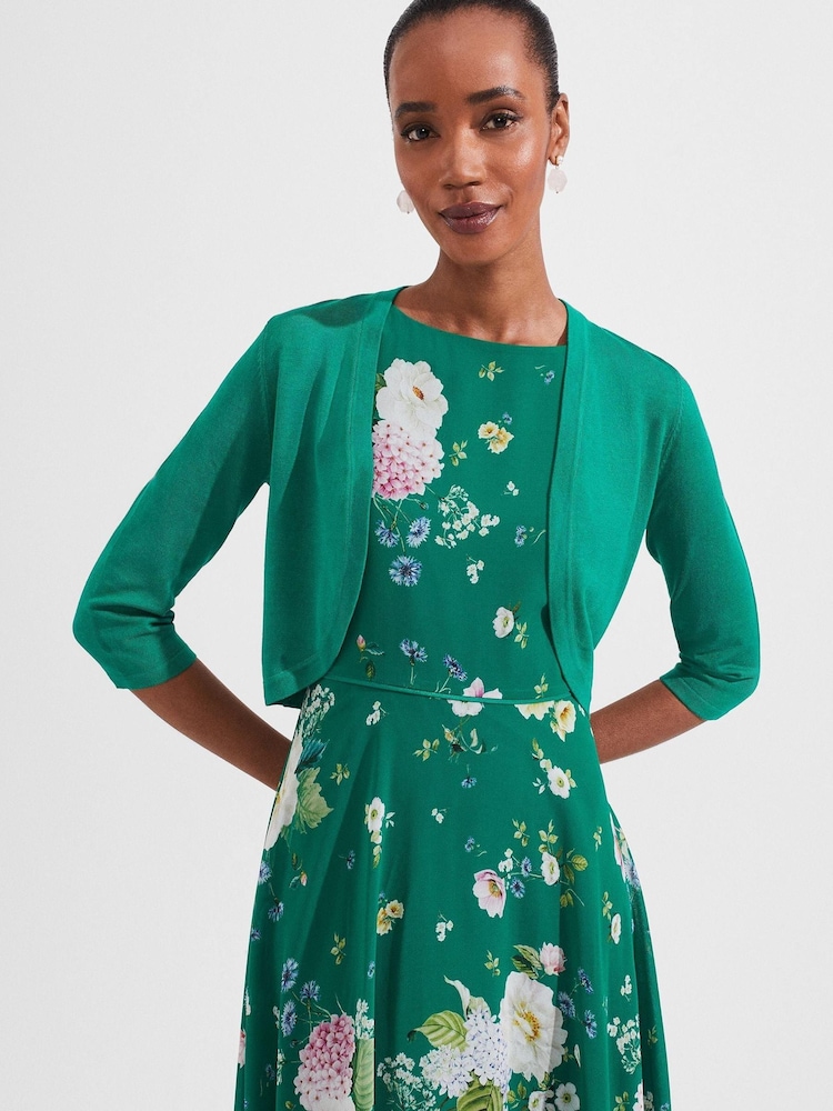 Hobbs Green Carrie Bolero Jacket - Image 1 of 3