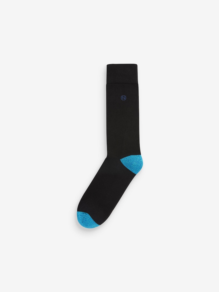 Talon contrastant - Chaussettes confortables à semelle rembourrée - Image 5 of 8