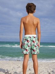 Minecraft Green Swim Shorts (3-16yrs) - Image 2 of 7