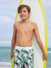 Minecraft Green Swim Shorts (3-16yrs) - Image 3 of 7