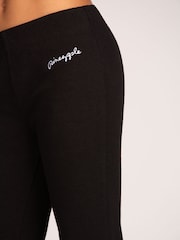 Pantalones legging acampanados con estampado de Pineapple y canalé - Imagen 6 de 6