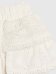 River Island White Ruffle Broderie Top & Short Set - Image 5 of 5