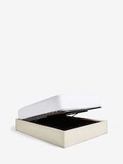 Natural Light Soft Texture Matson Upholstered Ottoman Storage Divan Bed - Image 5 of 6