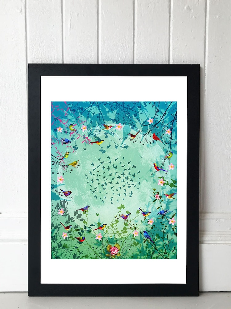 Black Moon Garden by Fiona Watson Framed Print - Image 1 of 4