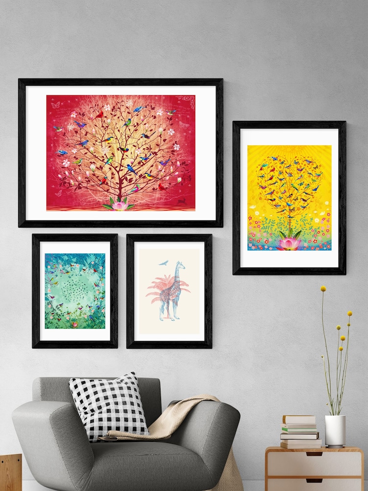 Black Moon Garden by Fiona Watson Framed Print - Image 2 of 4