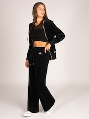 Pineapple Velour Wide Leg Trousers - 6의 이미지 5