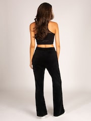 Pineapple Velour Wide Leg Trousers - 6의 이미지 6