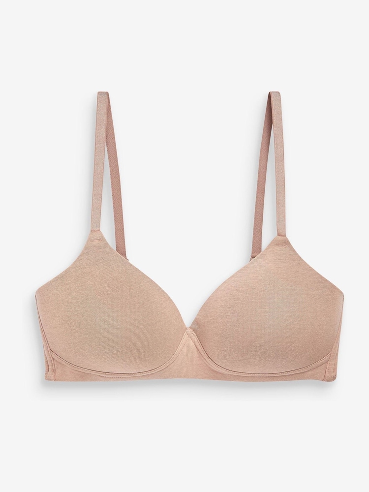 Blanco/Azul marino/Rosa - Pack de 3 sujetadores en mezcla de algodón Ultimate Comfort - Imagen 10 de 10