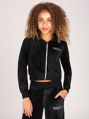 Pineapple Sudadera con capucha de terciopelo con cremallera - Imagen 1 de 5