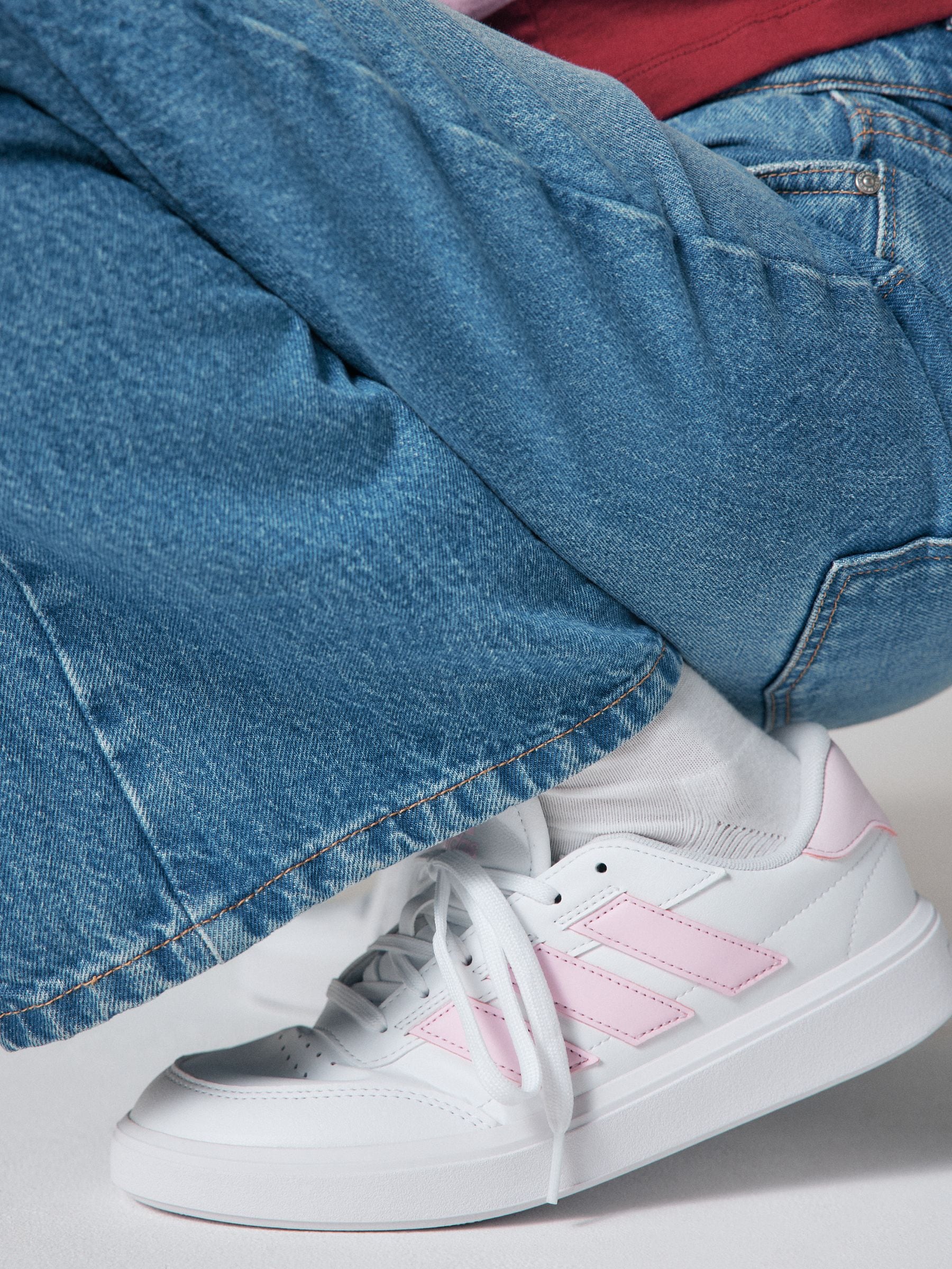 Womens pink adidas trainers cheap