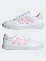 Weiß, pink: - adidas – Court Block – Animal-Turnschuhe - Bild 12 von 20