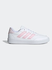 Weiß, pink: - adidas – Court Block – Animal-Turnschuhe - Bild 20 von 20