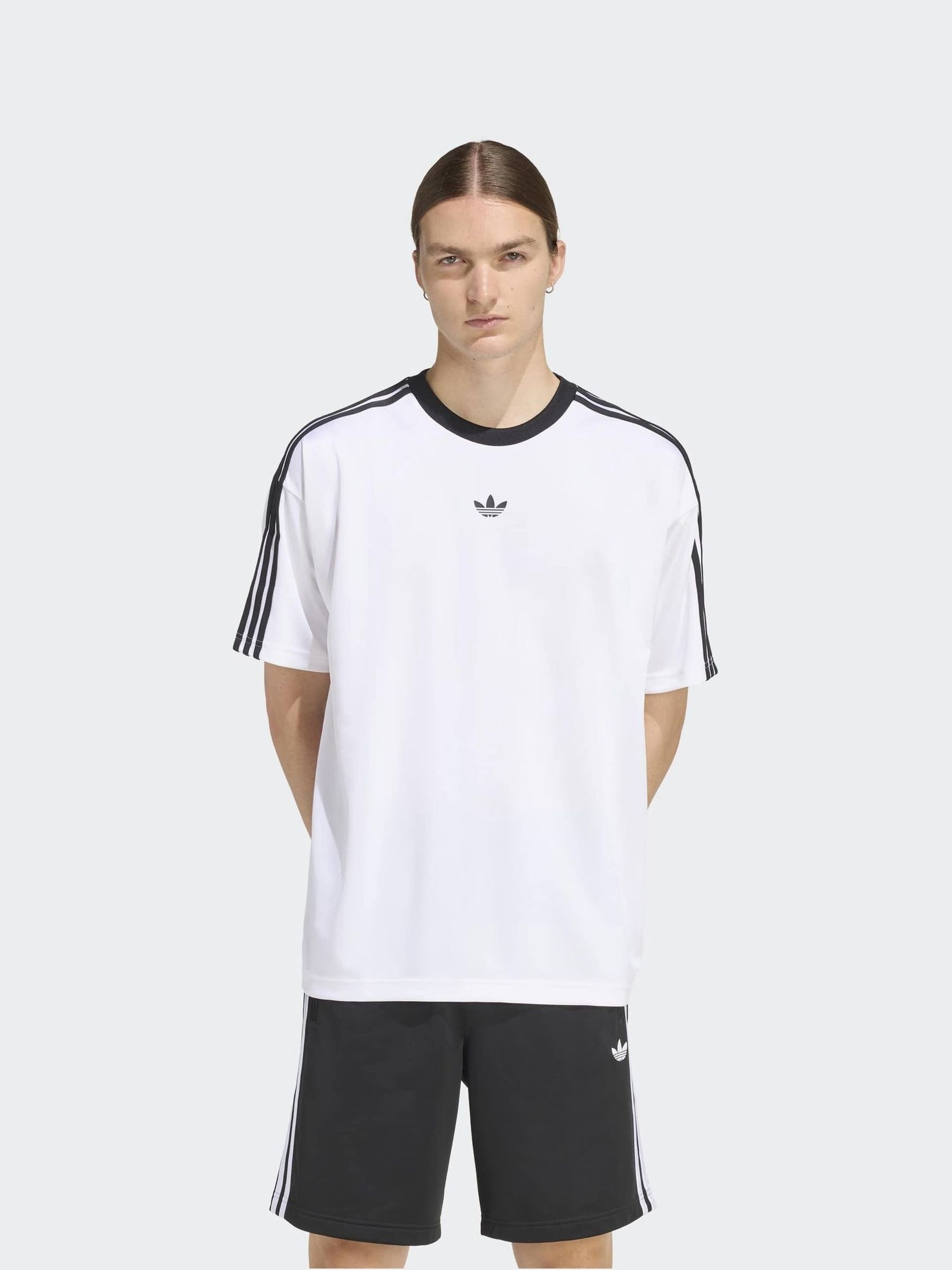 Buy adidas Originals White Adidas Adicolor Jacquard Jersey T-Shirt