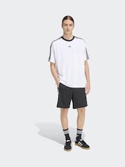 adidas Originals White Adidas Adicolor Jacquard Jersey T-Shirt - Image 3 of 6