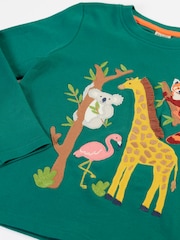 Frugi Green Adventure Applique Top - Image 2 of 3