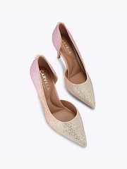 Carvela Pink Amante Court Shoes - Image 4 of 5