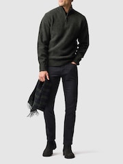 Rodd & Gunn Black Motion Melange Straight Fit Jeans - Image 3 of 5