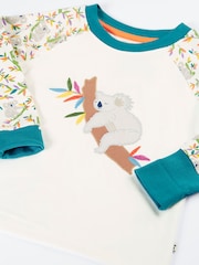 Blanco - Pijama de Halloween Jamie Jim Jams de Frugi - Imagen 2 de 3